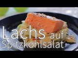 Rezept - Lachs auf Spitzkohlsalat (Red Kitchen - Folge 214) - Ostermenü 2013