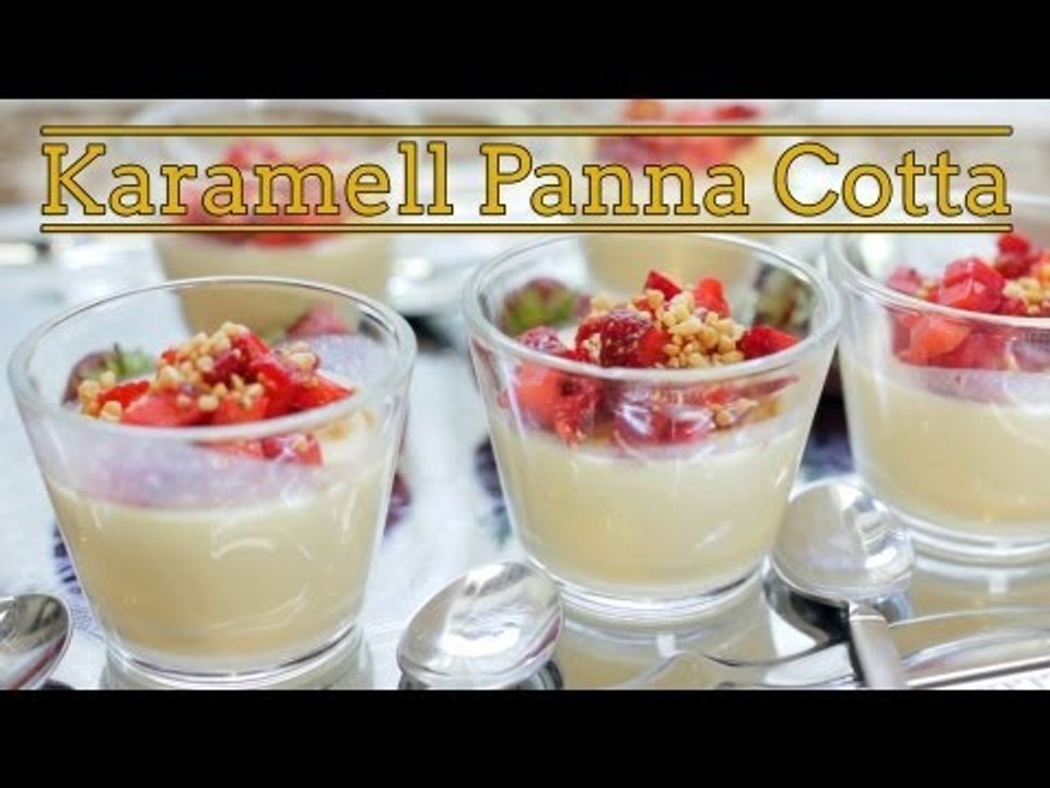 Rezept - Karamell-Panna-cotta - Nachspeise (Red Kitchen - Folge 238)