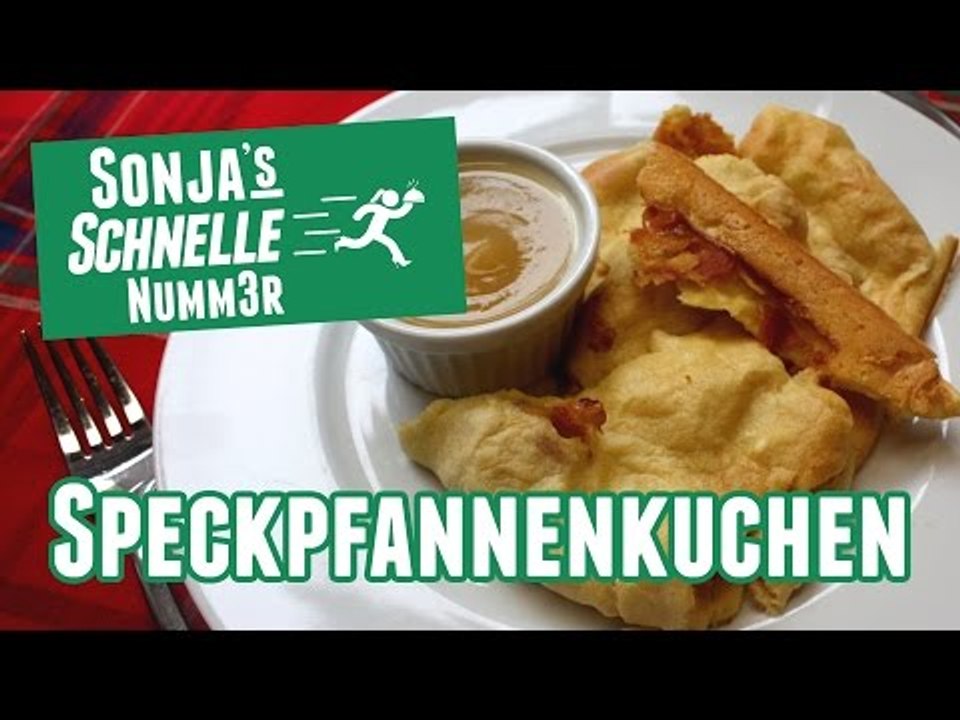 Speckpfannenkuchen - Rezept (Sonja's Schnelle Nummer #8)