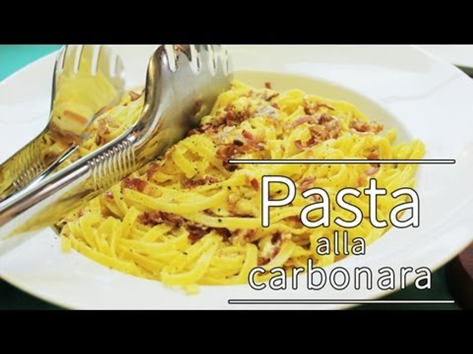 Rezept - Pasta alla carbonara (Red Kitchen - Folge 206)