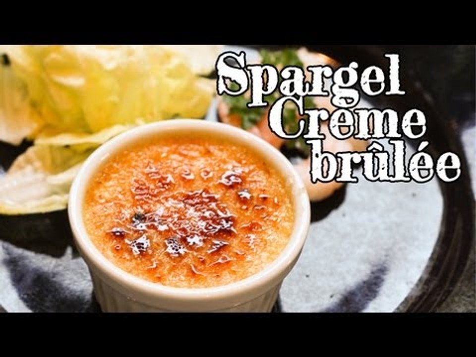 Rezept - Spargel-Crème-brûlée (Red Kitchen - Folge 176) - Spargel Spezial