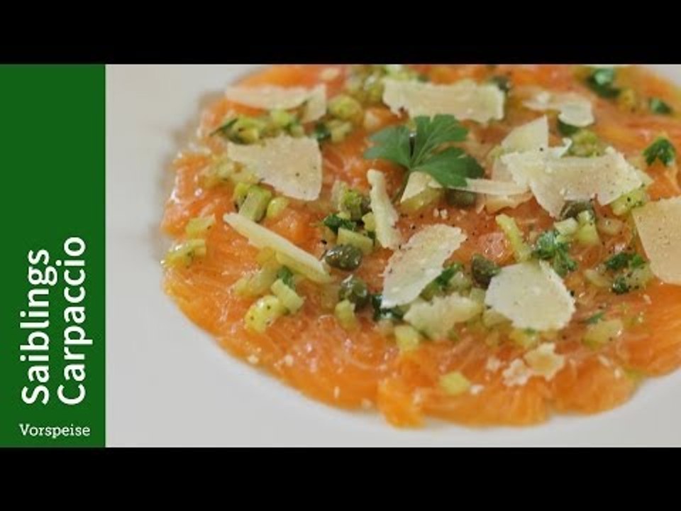 Rezept - Saiblings-Carpaccio - Ostermenü (Red Kitchen - Folge 270.1)