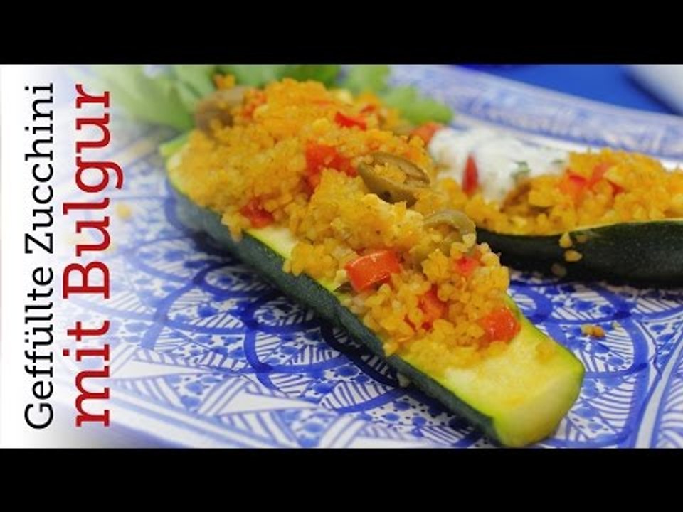 Rezept - Gefüllte Zucchini mit Bulgur (Red Kitchen - Folge 288)