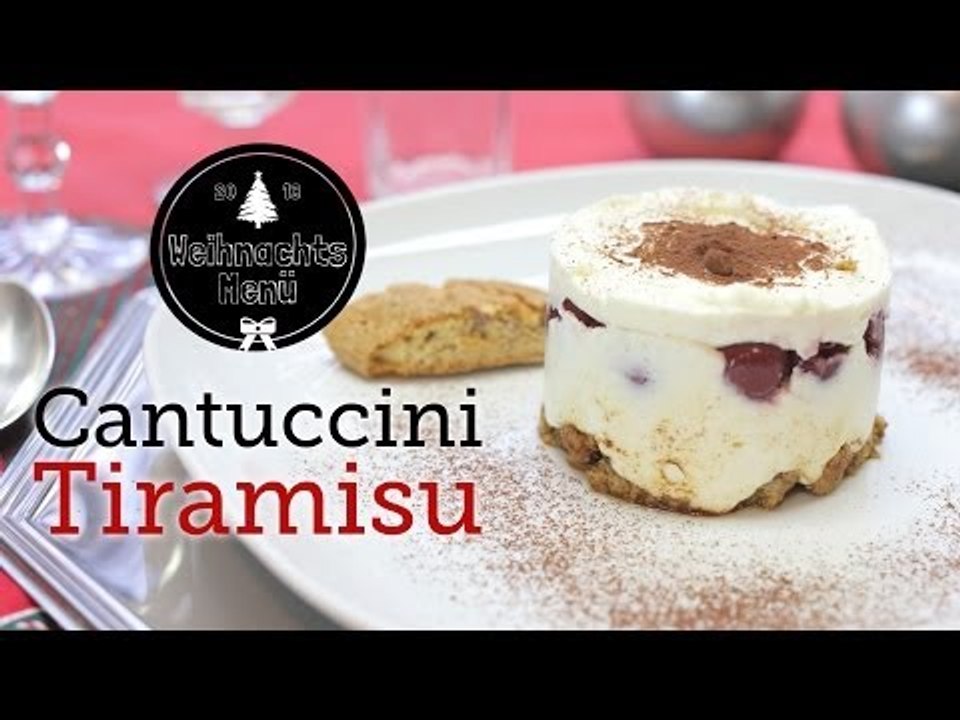 Rezept - Cantuccini-Tiramisu - Weihnachtsmenü 2013 (Red Kitchen - Folge 254)