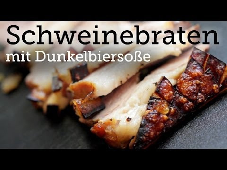 Rezept - Schweinbraten mit Dunkelbiersoße - Klassiker (Red Kitchen - Folge 250)