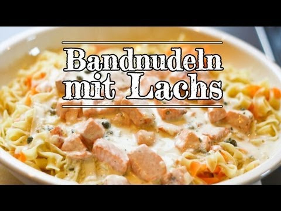 Rezept - Bandnudeln mit Lachs (Red Kitchen - Folge 157)
