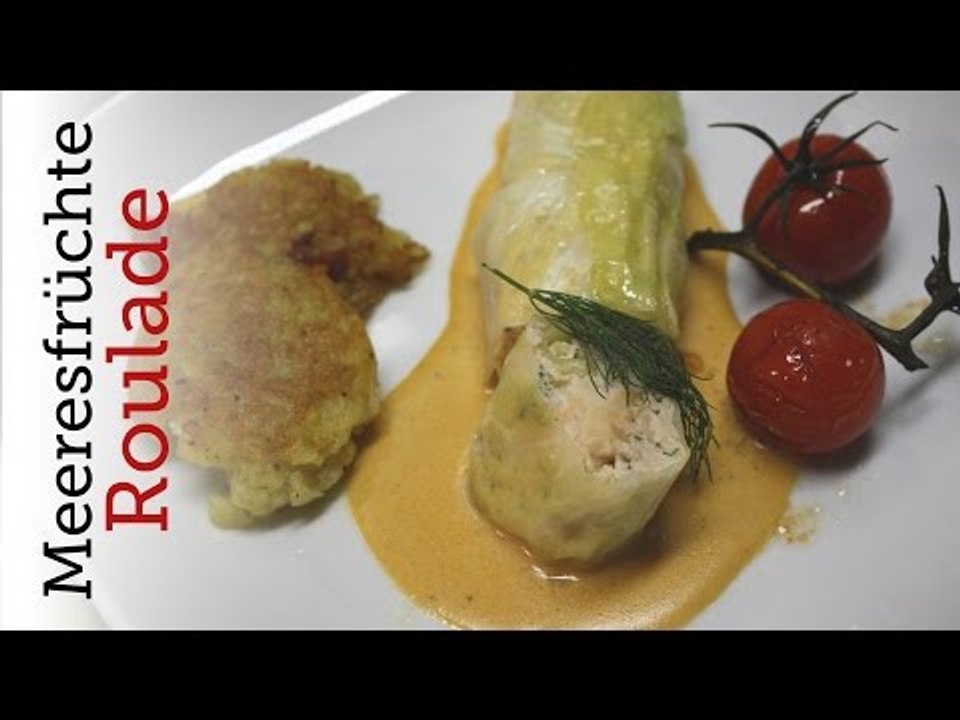 Rezept - Meeresfrüchte-Roulade  (Weihnachtsmenü 2010: Hauptgang) (Red Kitchen - Folge 104)
