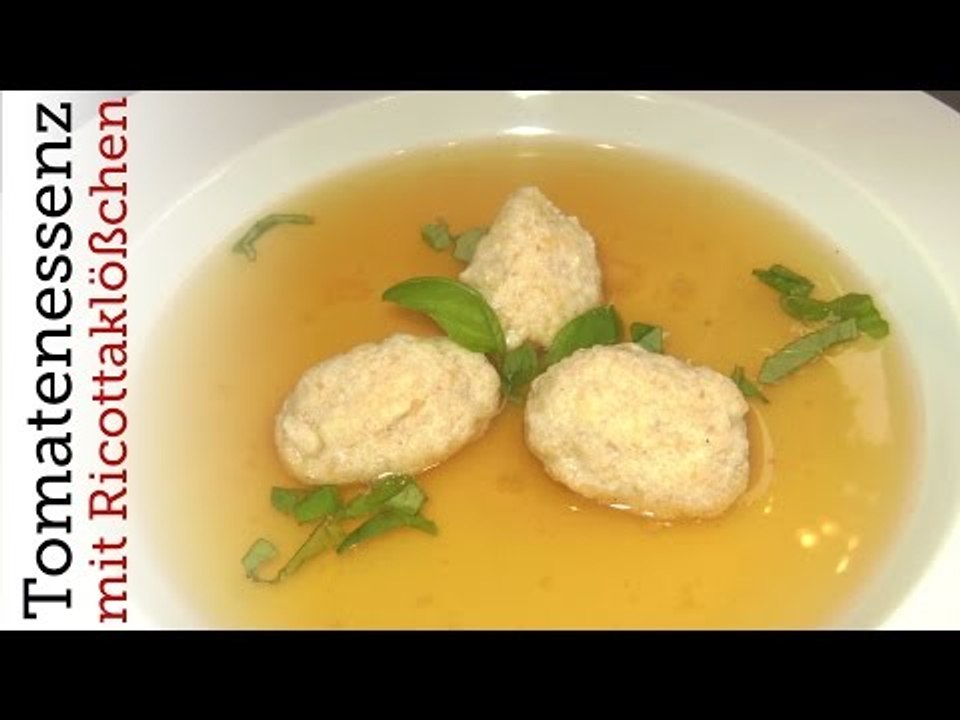 Rezept - Klare Tomatenessenz (Weihnachtsmenü 2010: Zwischengang) (Red Kitchen - Folge 103)