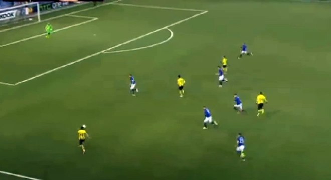 Guillaume Hoarau Great Goal - Young Boys vs Everton 1-0 (Europa League) 2015