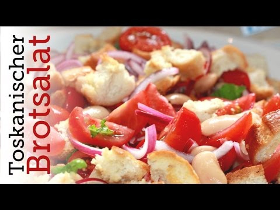Rezept - Panzanella - Toskanischer Brotsalat (Red Kitchen - Folge 131)