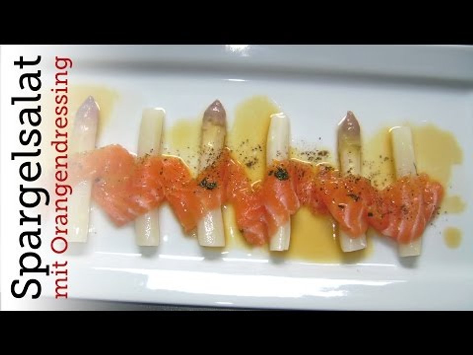 Rezept - Spargelsalat mit Orangendressing (Red Kitchen - Folge 12)