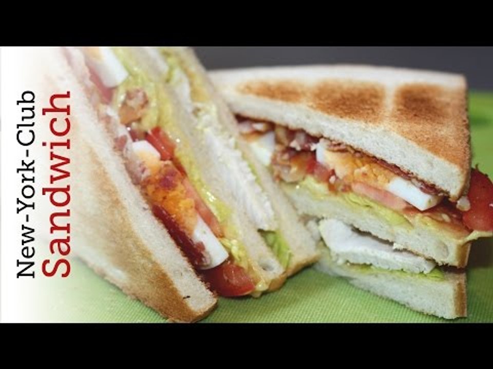 Rezept - New York Club Sandwich (USA Special) (Red Kitchen - Folge 48)