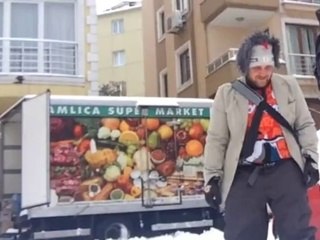 istanbulda snowboard keyfi