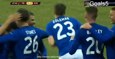 Seamus Coleman Goal Young Boys 1 - 2 Everton Europa League 19-2-2015