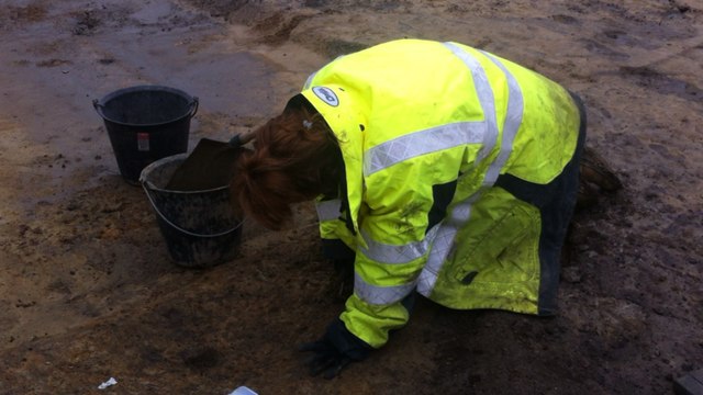 Fouilles archéologiques site d'Auvours