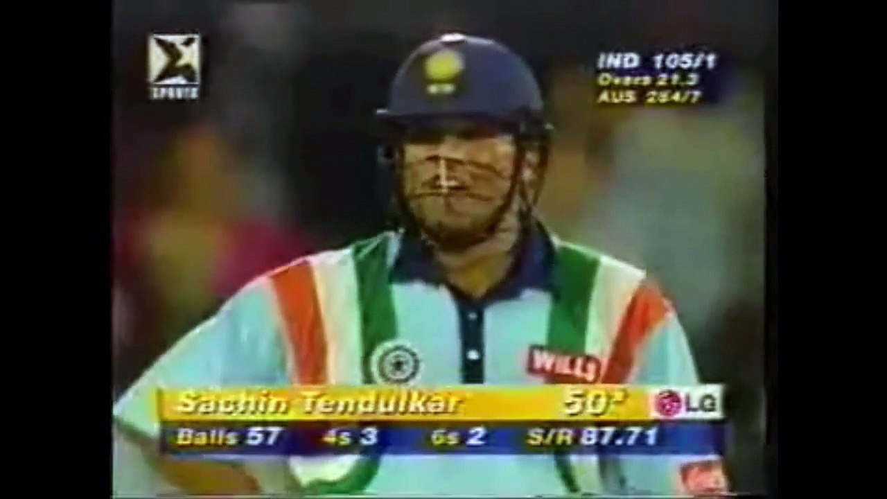 Sachin Tendulkar's 143 against Australia at Sharjah, 1998