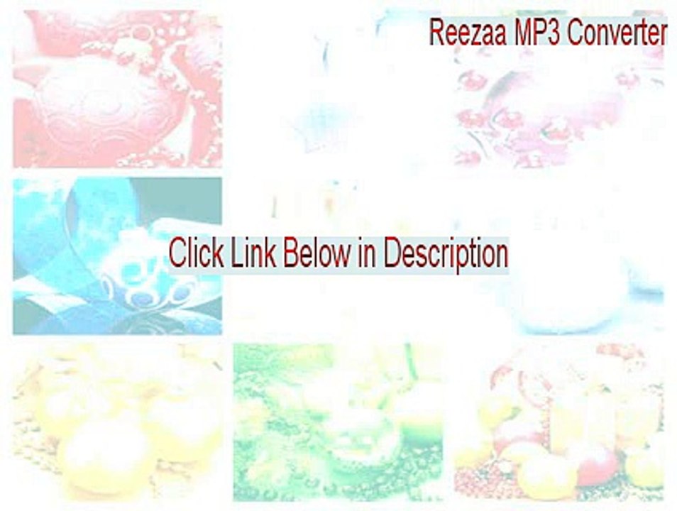 Reezaa MP3 Converter Key Gen - Instant Download (2015)