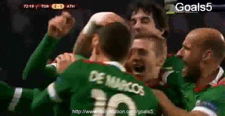 Carlos Gurpegi Goal Torino 2 - 2 Athletic Bilbao Europa League 19-2-2015