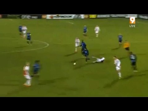 Goal Kankava - Dnipro 1-0 Olympiakos Piraeus - 19-02-2015