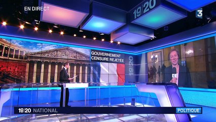 L'Assemblée nationale rejette la motion de censure