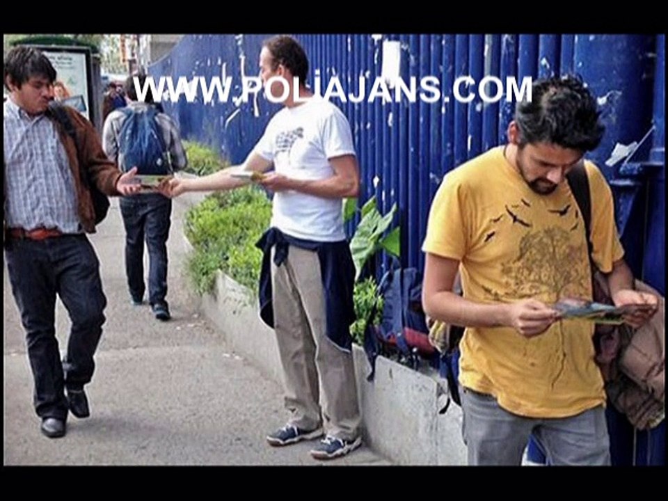 ANKARADA BROŞÜR DAĞITIMI