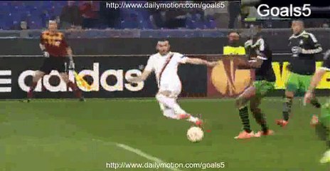 AS Roma 1 - 1 Feyenoord All Goals and Highlights Europa League 19-2-2015