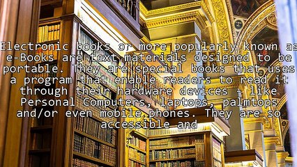 Buying E-books On E-bay: E-bay The One-stop E-book Shop