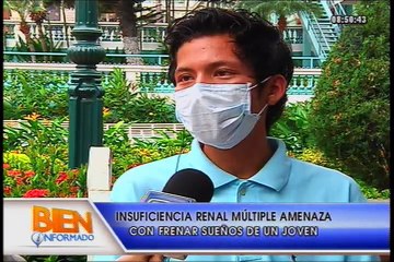 Bien Informado - Insuficiencia renal afecta el sueño de un joven