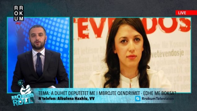 RROKUM ROLL - Albulena Haxhiu: Mbrotja e UÇK's ka me u ba n'Kuvend e rrugë