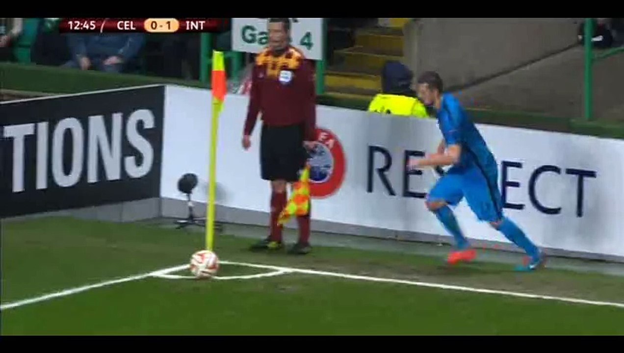 Goal Palacio - Celtic 0-2 Inter - 19-02-2015