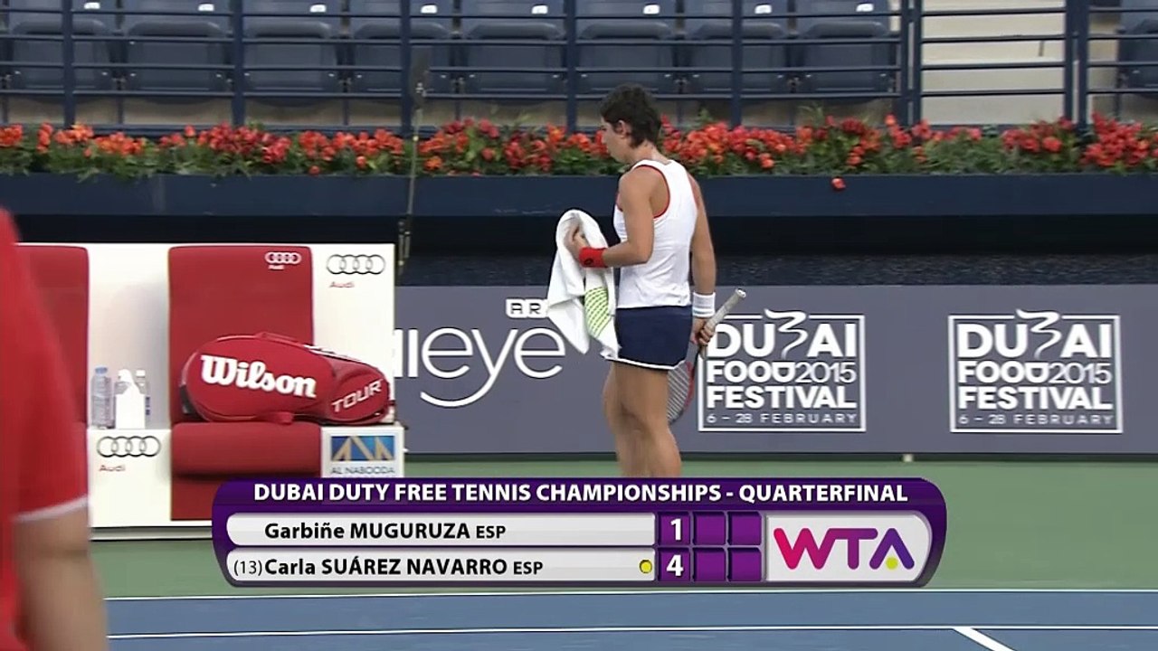 Duba - Muguruza elimina a Carla Suárez