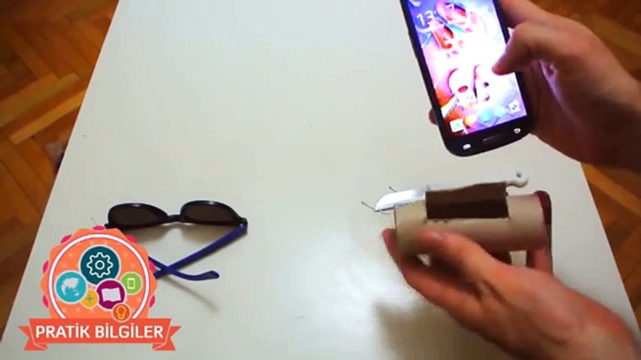 Telefonunuza bedava stand ve hoparlör nasıl yapılır? (How to make a phone stand and speake