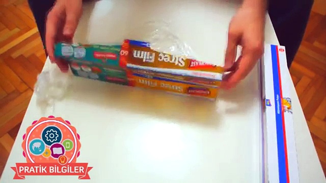 Alüminyum folyoyu kutusundan yanlış çıkarıyorsunuz! (How to use stretchfilm the right way)