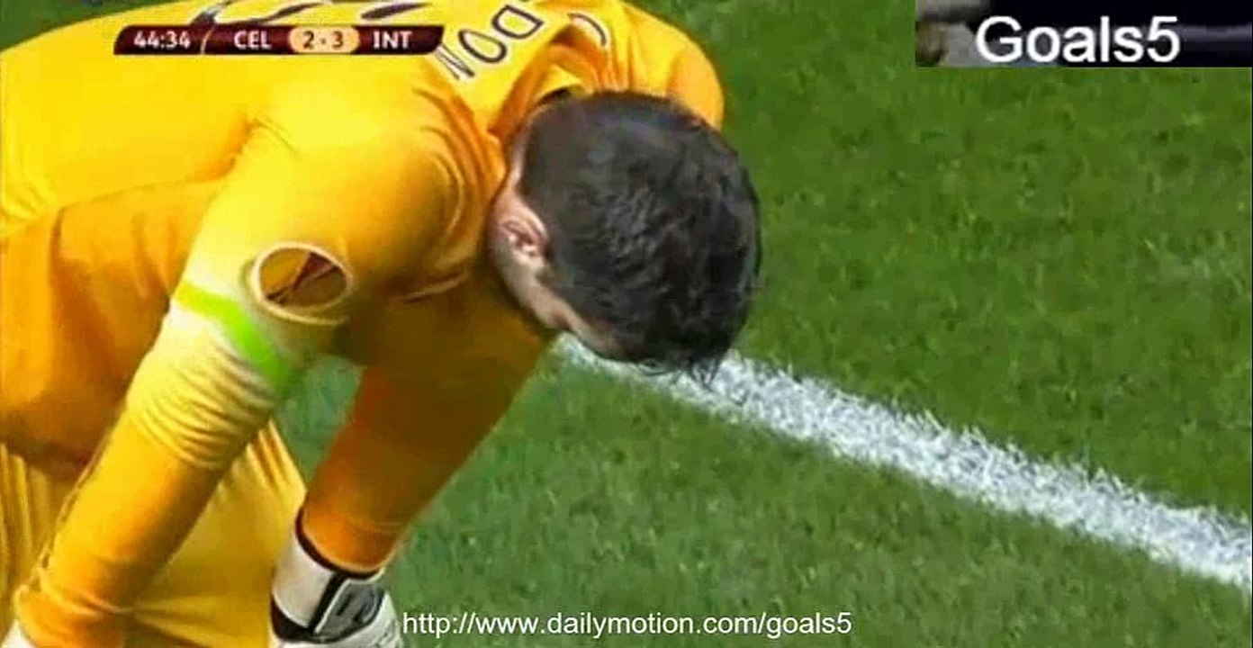 Rodrigo Palacio 2 nd Goal Celtic 2 - 3 Inter Europa League 19-2-2015