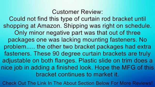 Ikea Black Betydlig Curtain Rod Wall or Ceiling Adjustable Bracket Drapes Hardware Review