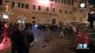 هواداران تیم هلندی فاینورد؛ با پلیس ضد شورش رم درگیر شدند
