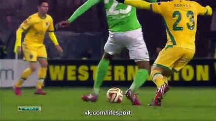 Wolfsburg 2 - 0 Sporting CP (Goals and Highlights) Europa League - 19.02.2015