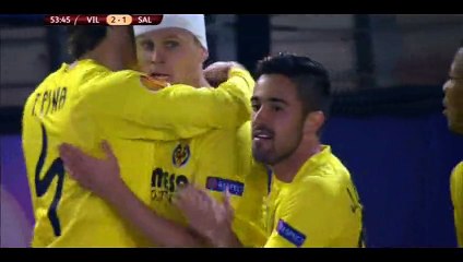 Villarreal 2-1 Salzburg - Goal Cheryshev - 19-02-2015