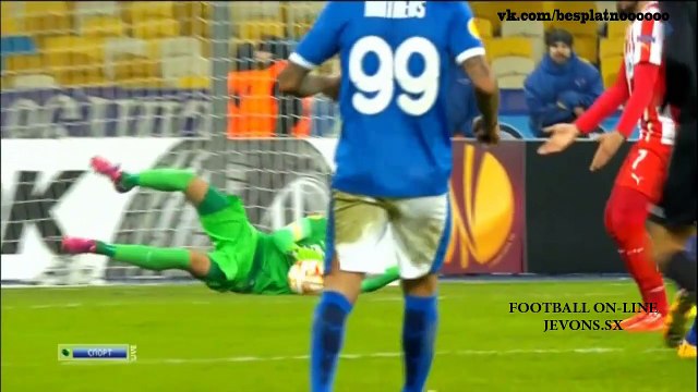 Днепр - Олимпиакос 2-0 Лига Европы 2014-2015 19.02.2015 Обзор матча Highlights