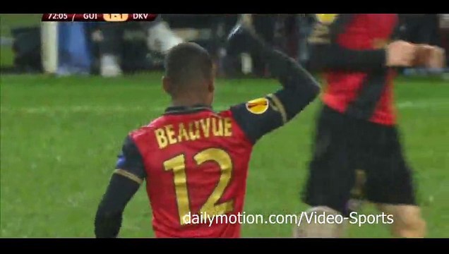 Guingamp 1-1 Dynamo Kiev - Goal Beauvue - 19-02-2015
