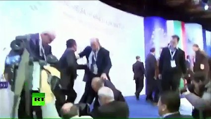 GRAPHIC FOOTAGE- ASSASSIN BEATEN to BLOODY PULP after FAILED gun ATTACK on Turki