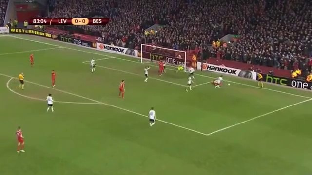Liverpool 1 - 0 Besiktas All Goals 19/02/2015 - Europa League