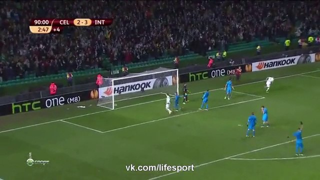 Celtic 3 - 3 Inter All Goals and Full Highlights 19/02/2015 - Europa League