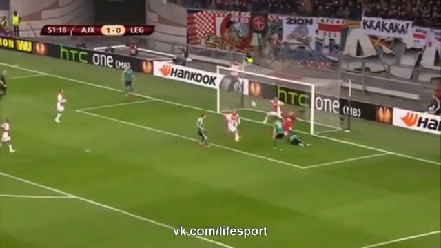 Ajax 1 - 0 Legia Warszawa All Goals and Full Highlights 19/02/2015 - Europa League