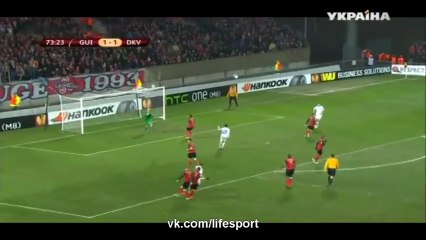 下载视频: Guingamp 2 - 1 Dynamo Kiev All Goals and Full Highlights 19/02/2015 - Europa League