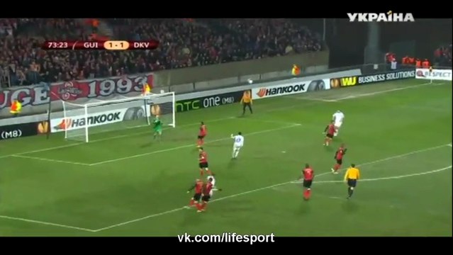 Guingamp 2 - 1 Dynamo Kiev All Goals and Full Highlights 19/02/2015 - Europa League