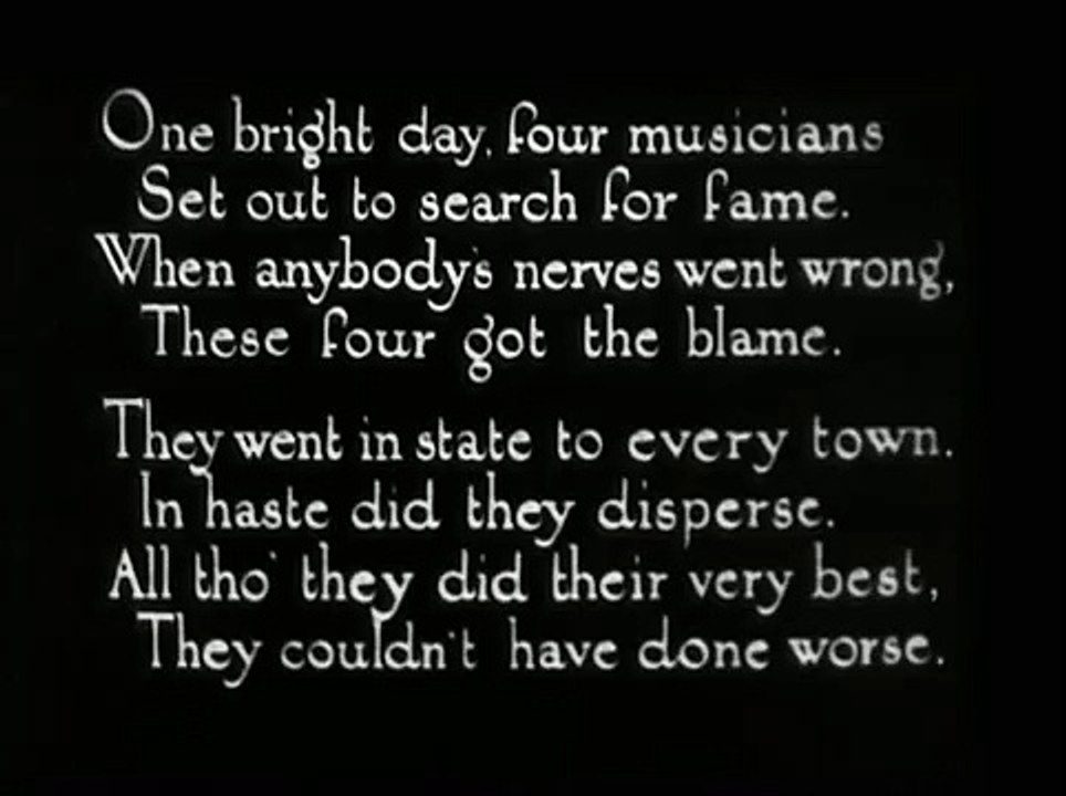 The Four Musicians of Bremen - court-métrage Disney (1922)