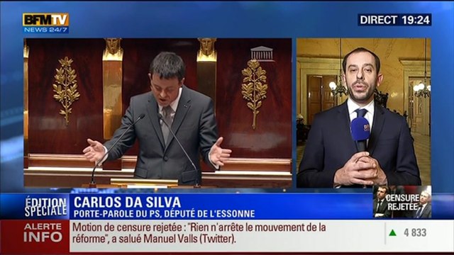 Ruth Elkrief: Édition spéciale Rejet de la motion de censure (6/8): Un député écologiste a voté pour - 19/02