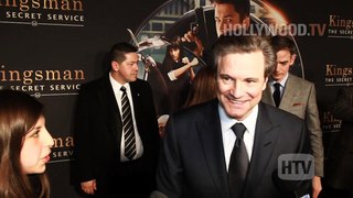 Colin Firth on the red carpet at Kingsman Premiere - Hollywood TV