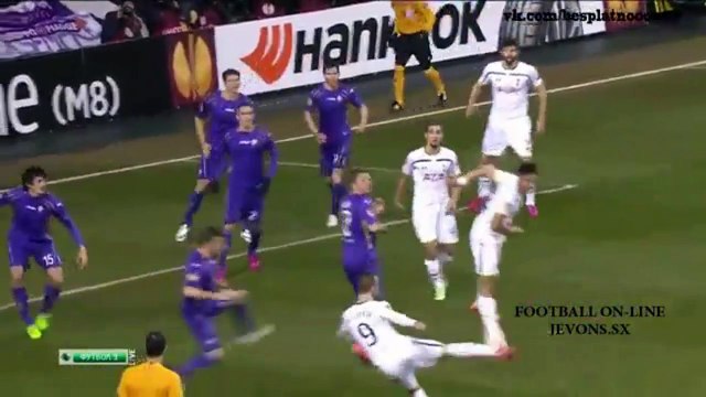 Тоттенхем - Фиорентина 1-1. Видео обзор матча. Highlights. 19.02.2015. Лига Европы УЕФА 2014-2015.